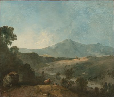 Cader Idris, con el río Mawddach, c. 1774 de Richard Wilson