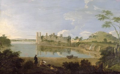 Castillo de Caernarvon, c.1745-50 (óleo sobre lienzo) de Richard Wilson