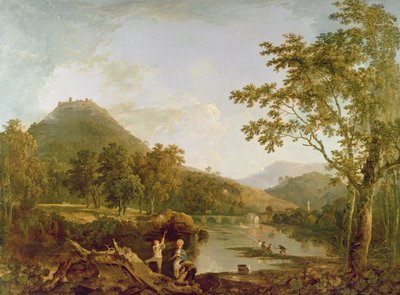 Dinas Bran desde Llangollen de Richard Wilson