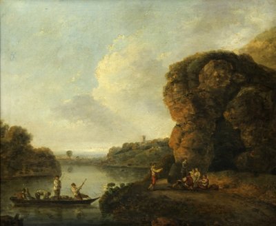 A orillas del río (óleo sobre lienzo) de Richard Wilson