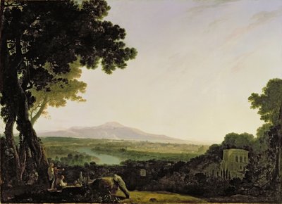 Roma desde la Villa Madama (óleo sobre lienzo) de Richard Wilson