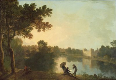 Vista sureste de Wilton desde el otro lado del río de Richard Wilson