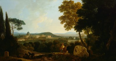 San Pedro y el Vaticano desde el Janículo, Roma de Richard Wilson