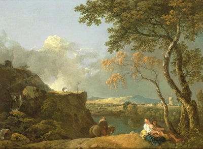 El monje blanco (óleo sobre lienzo) de Richard Wilson