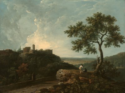 Tívoli: el templo de la Sibila y la Campaña romana de Richard Wilson