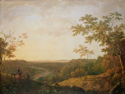 Vista del río Dee, c.1761 (óleo sobre lienzo) de Richard Wilson