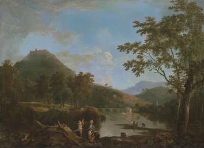 Dinas Bran desde Llangollen de Richard Wilson