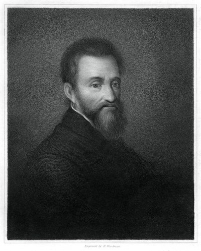 Miguel Ángel, escultor, pintor, arquitecto y poeta del Renacimiento italiano, 1833 de Richard Woodman