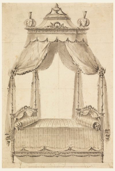 Diseño para una cama de Richard de Lalonde
