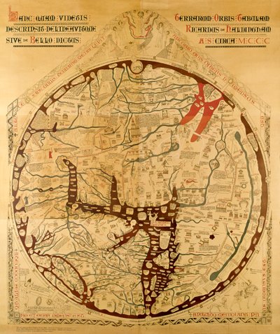 Hereford mappa mundi de Richard of Haldingham