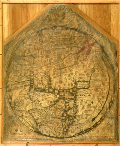 Mappa Mundi, c.1290 de Richard of Haldingham