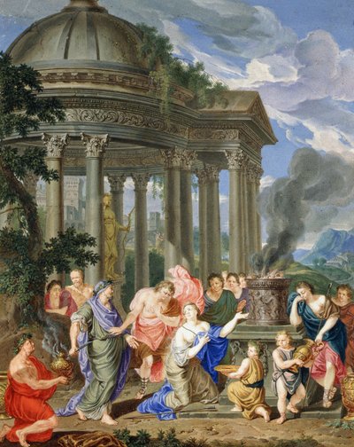 Sacrificio de Ifigenia de Richard van Orley