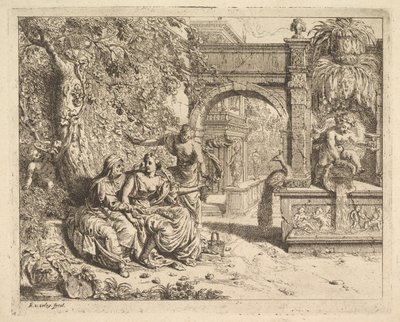 Vertumno y Pomona de Richard van Orley