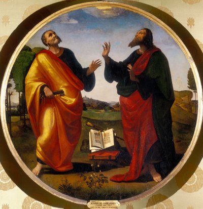 Santos Pedro y Pablo de Ridolfo Il  Ghirlandaio