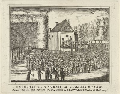 Ejecución de Cornelis van den Burgh, 1789 Ejecución de 