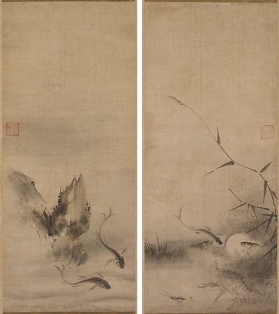 Fish and Rock; Fish and Seaweed de Rinkyo