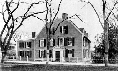 La Casa de Oliver Wendell Holmes en Cambridge, Mass., EE.UU., 1923 de Rischgitz Collection