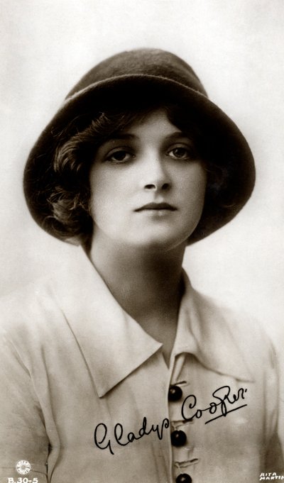 Gladys Cooper 1888-1971, actriz inglesa, principios del siglo XX de Rita Martin