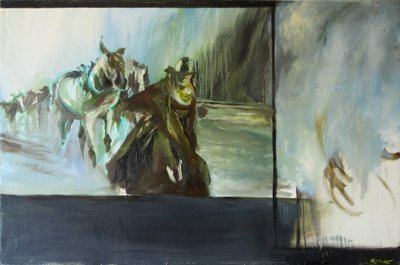 Después de Open Range, 2015 (acuarela) de Rob D Davies