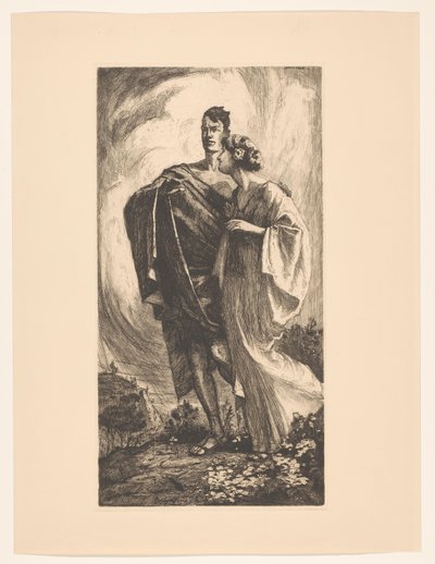 Corriendo hombre y mujer de Rob Graafland