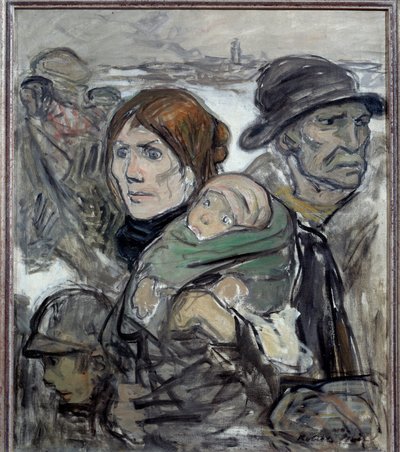 El éxodo. Familia de inmigrantes en los caminos de Robert  Noir