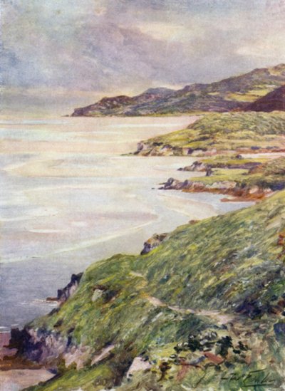 Una costa solitaria, Estuario de Barmouth de Robert (after) Fowler