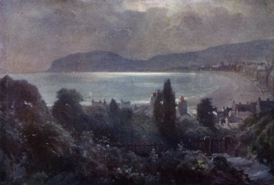 Un Nocturno, Bahía de Llandudno de Robert (after) Fowler