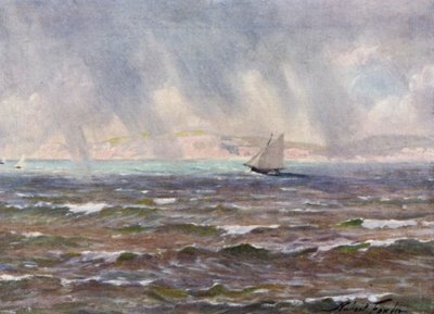 Una ráfaga repentina, Bahía de Cardigan de Robert (after) Fowler