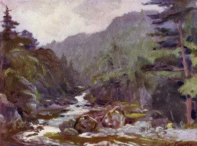 Puente del Minero en el río Llugwy de Robert (after) Fowler