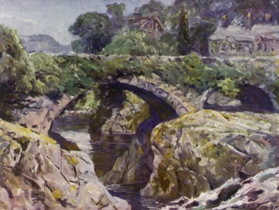El viejo puente, Bettws-y-Coed de Robert (after) Fowler