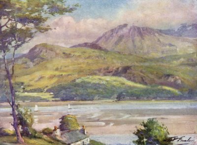 La costa cerca de Harlech, tarde de Robert (after) Fowler
