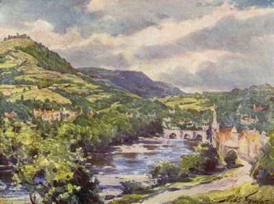 Vista de Llangollen de Robert (after) Fowler
