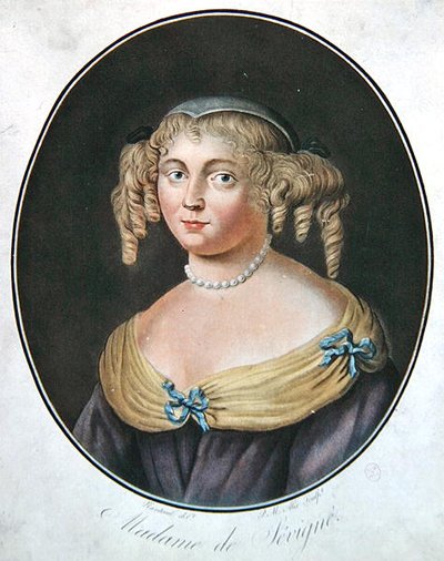 Retrato de Madame de Sevigne de Robert (after) Nanteuil