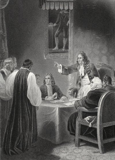 Los obispos ante el Consejo Privado de Robert (after) Smirke