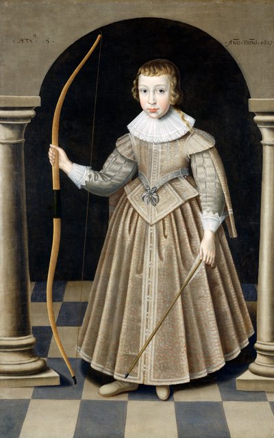 Un niño de la familia Howard de Robert (attr. to) Peake