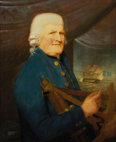 Retrato de un capitán de la marina mercante de Robert (attr.to) Willoughby