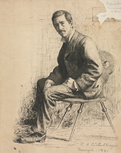Boceto del profesor Mowotny de Robert A. Eichelberger