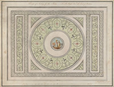 Casa Headfort, Irlanda: Techo del salón de Robert Adam