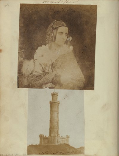 Monumento a Nelson, Calton Hill, Edimburgo de Robert Adamson