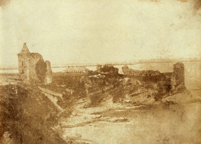 Impresión del Castillo de St. Andrews en Fife, Escocia. Del Museo J. Paul Getty de Robert Adamson