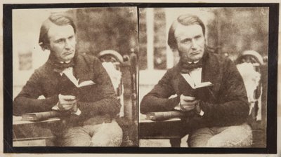 Retrato estereográfico del Dr. John Adamson de Robert Adamson