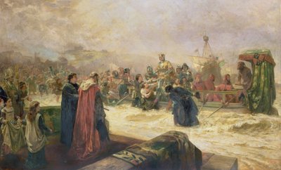 La Bienvenida de Inglaterra a Enrique V de Robert Alexander Hillingford
