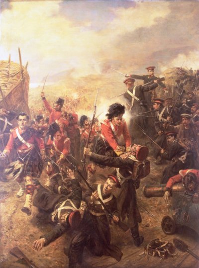 El ataque al Redan, Sebastopol, c.1899 de Robert Alexander Hillingford