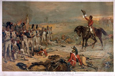 La última resistencia de la Guardia Imperial en Waterloo en 1815 de Robert Alexander Hillingford