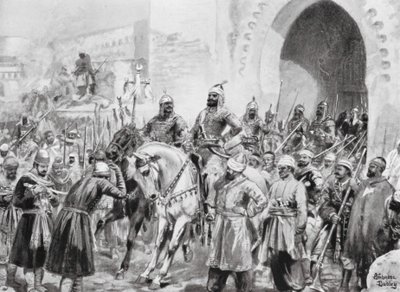 Entrada de los turcos en Bagdad de Robert Ambrose Dudley