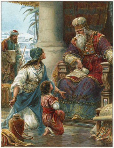 Ana llevando a Samuel a Elí de Robert Ambrose Dudley