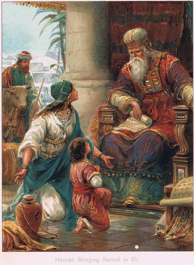 Ilustración de "Bible Stories" de Ernest Nister, c.1910 (litografía en color) de Robert Ambrose Dudley