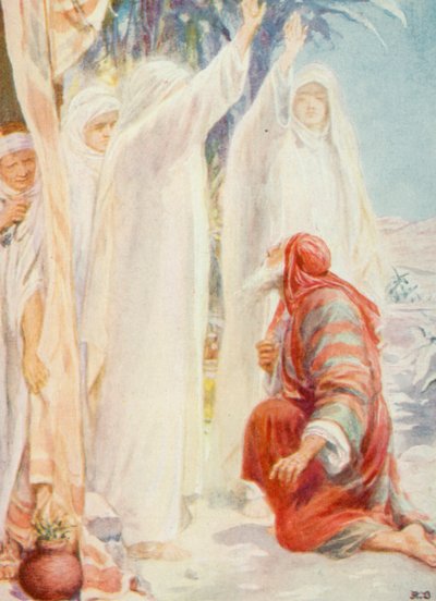 La promesa (litografía en color) de Robert Ambrose Dudley
