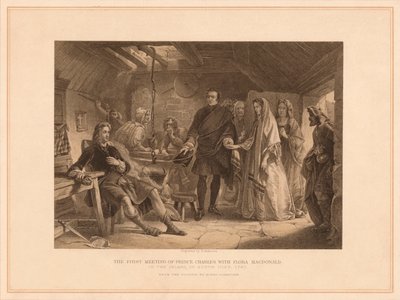El Primer Encuentro del Príncipe Carlos con Flora Macdonald, 1747 1878 de Robert Anderson