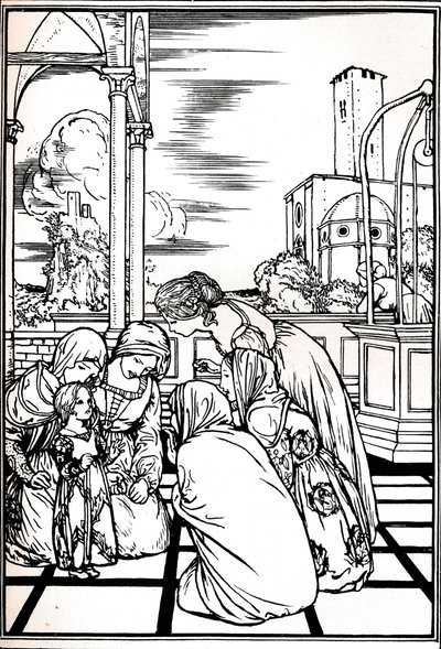 Una ilustración de La Tempestad, 1901-1902 de Robert Anning Bell